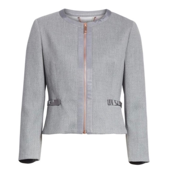 Ted Baker Nadae Cropped Bow Detail Jacket - Picture 2 of 10